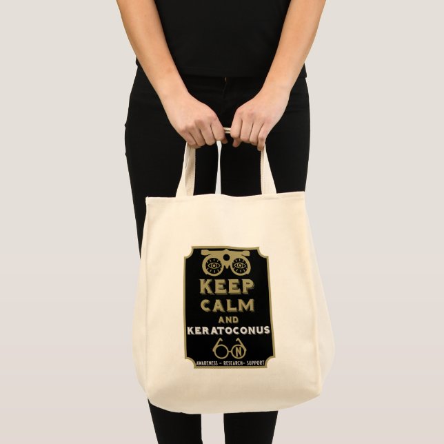 Keratoconus Support And Awareness Tote Bag (Front (Product))