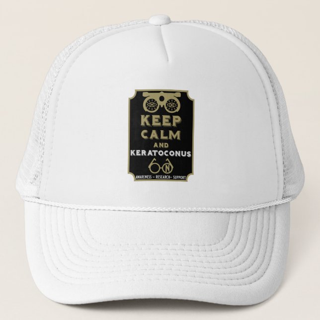 Keratoconus Support And Awareness Trucker Hat (Front)