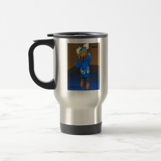Ker'D says HIYA!! mug (Left)