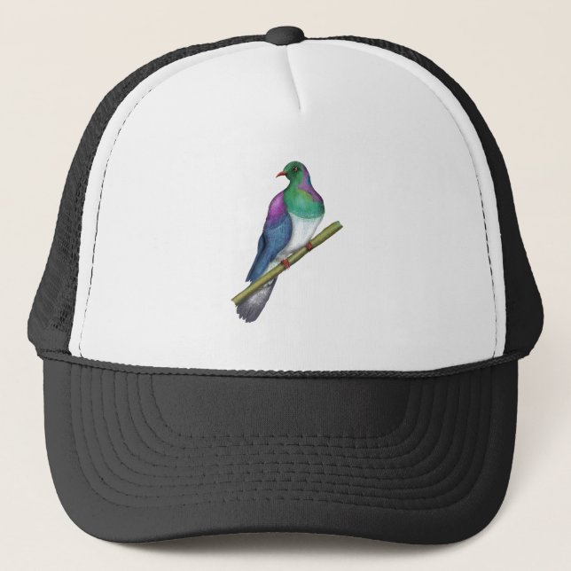 Kereru Wood pigeon Trucker Hat (Front)