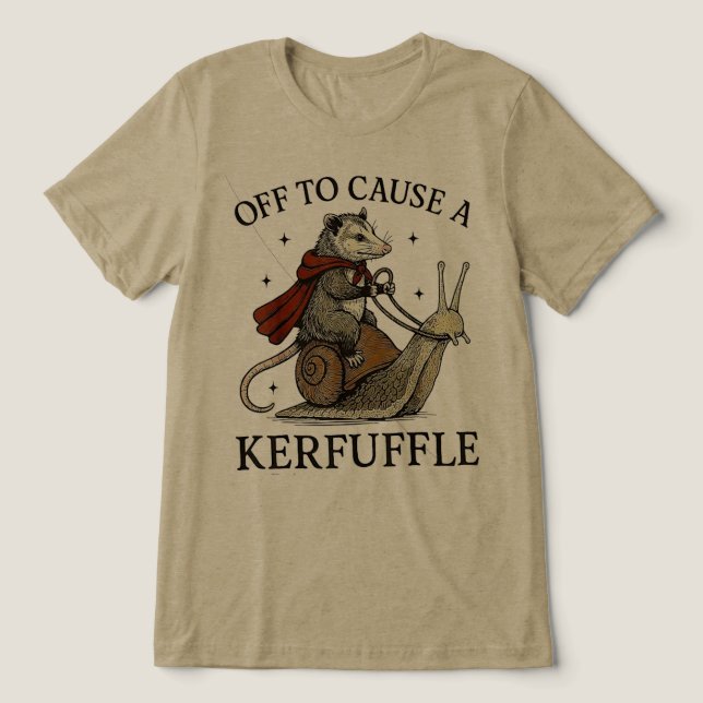 kerfuffle Tri-Blend shirt (Design Front)
