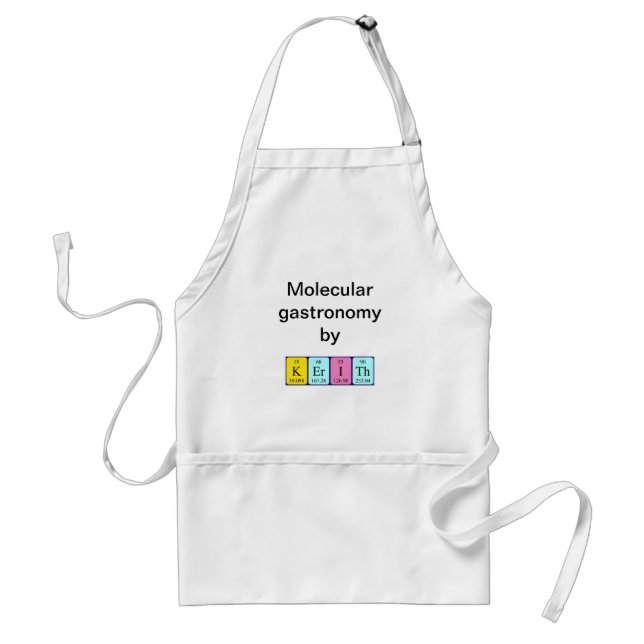 Kerith periodic table name apron (Front)