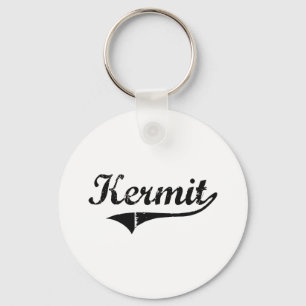 Kermit Classic Style Name Key Ring
