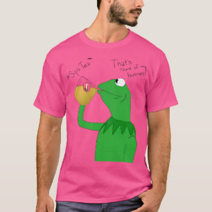 Kermit The Frog Drinking Tea T-Shirt