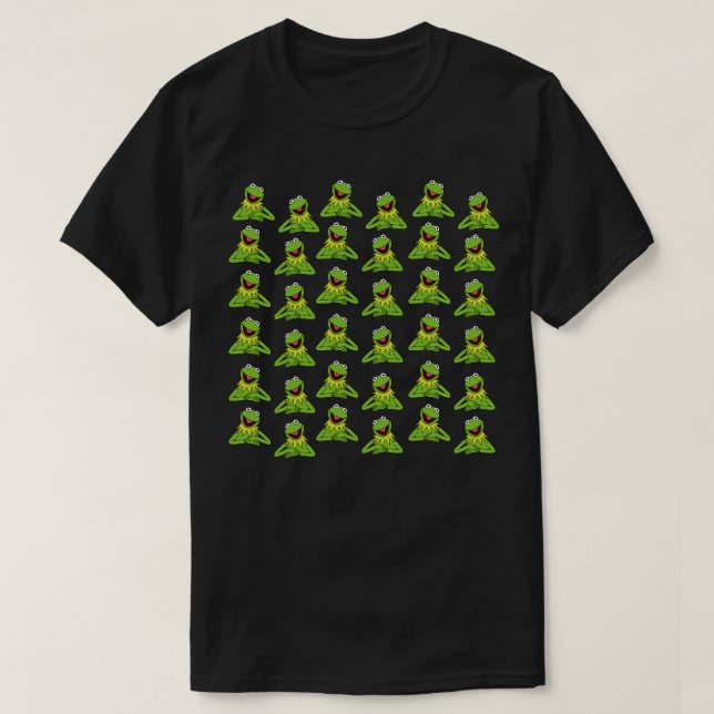 Kermit The Frog pattern 2 T-Shirt (Design Front)