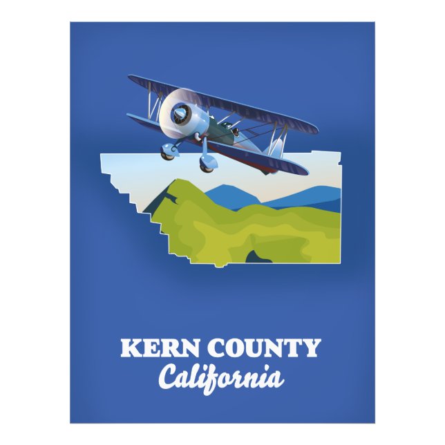 Kern County California Photo Print (Front)