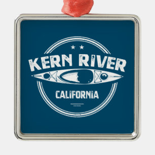 Kern River California Kayaking Metal Tree Decoration