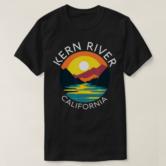 Kern River California Sequoia Forest Kernville Ret T-Shirt (Design Front)