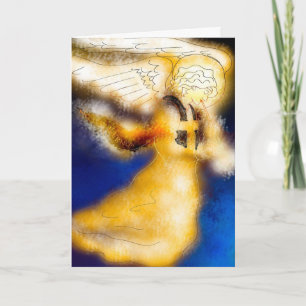 Kernow Angel Christmas Card