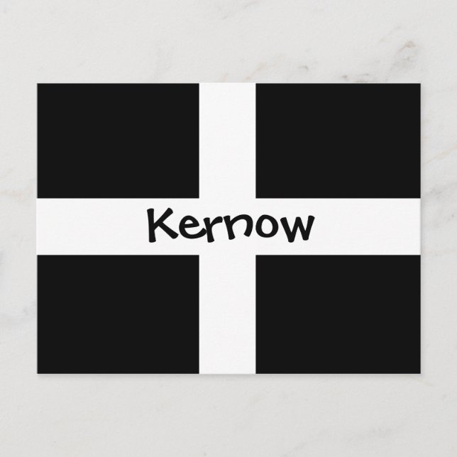 Kernow - Cornwall Postcard (Front)