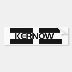KERNOW FLAG BUMPER STICKER