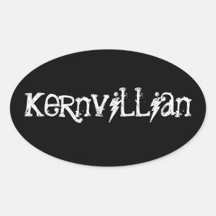 Kernvillian Oval Sticker