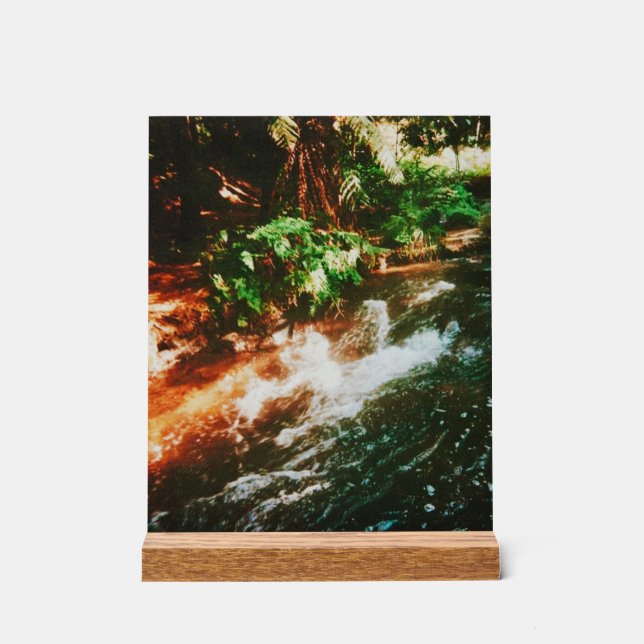 Kerosene Creek, Rotorua, New Zealand  Acrylic Sign (Front)