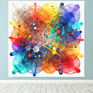 “Kerplopulous” – Abstract Psychedelic Canvas Print