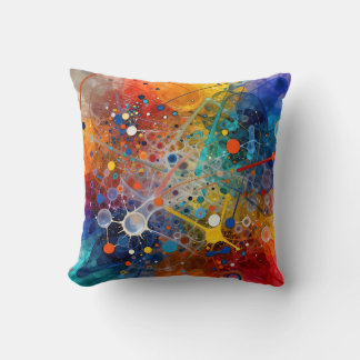 “Kerplopulous” – Abstract Psychedelic Cushion