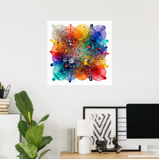 “Kerplopulous” – Abstract Psychedelic Poster