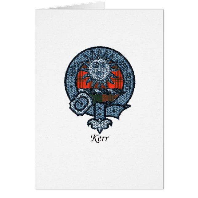 Kerr Clan Crest (Front)