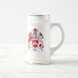 Kerr Family Crest Beer Stein