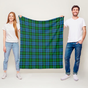 Kerr Hunting Plaid Fleece Blanket