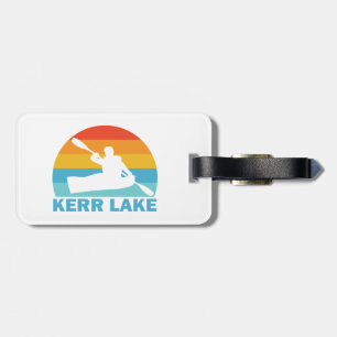 Kerr Lake Virginia North Carolina Kayak Luggage Tag