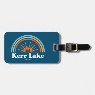 Kerr Lake Virginia North Carolina Rainbow Luggage Tag