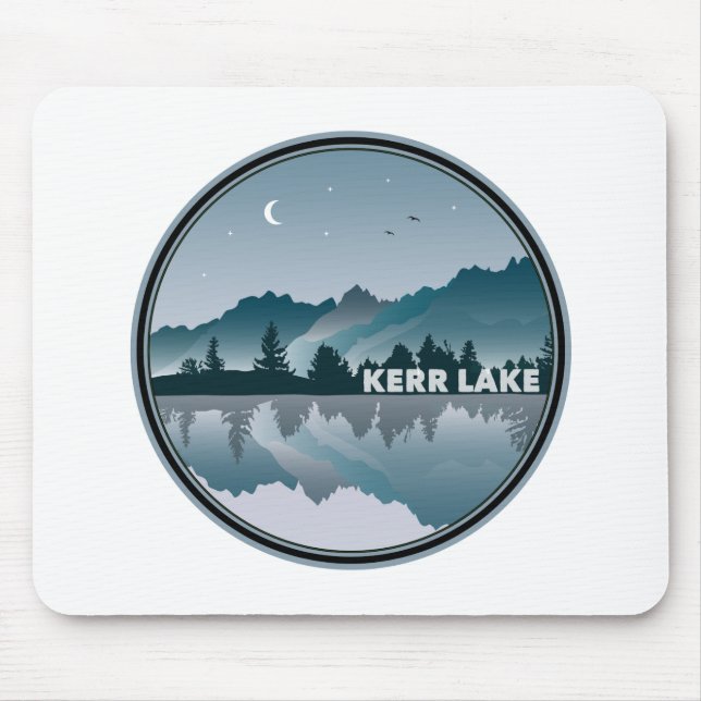 Kerr Lake Virginia North Carolina Reflection Mouse Pad (Front)
