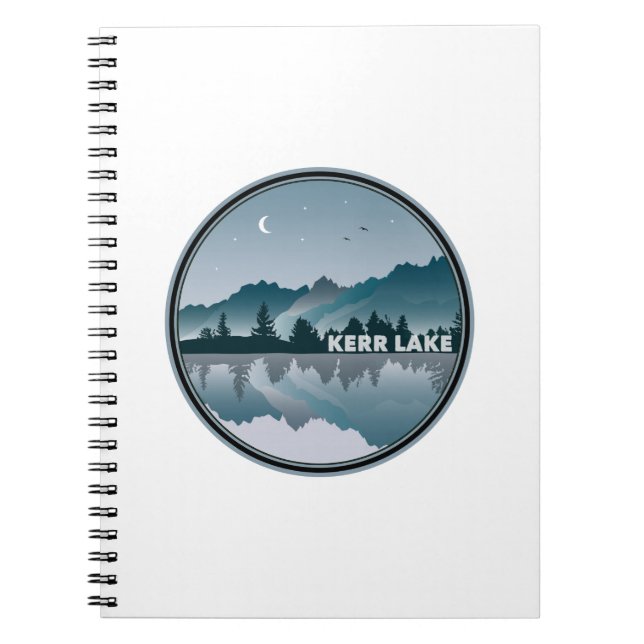 Kerr Lake Virginia North Carolina Reflection Notebook (Front)
