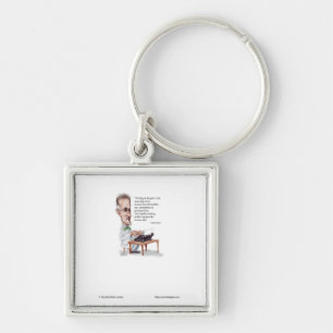 Kerr/London James Joyce & English Is Torture Quote Key Ring