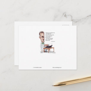 Kerr/London James Joyce & English Is Torture Quote Postcard