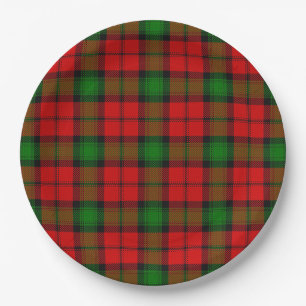 Kerr Tartan Paper Plate