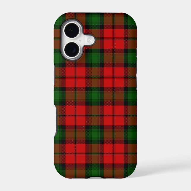 Kerr tartan red green plaid (Back)