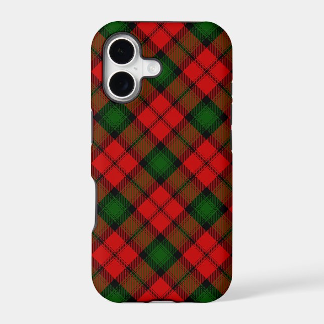 Kerr tartan red green plaid (Back)