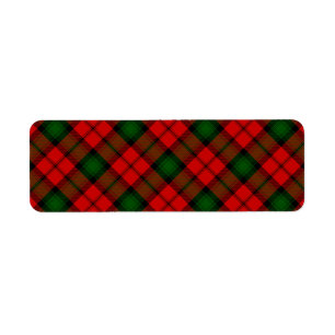 Kerr tartan red green plaid
