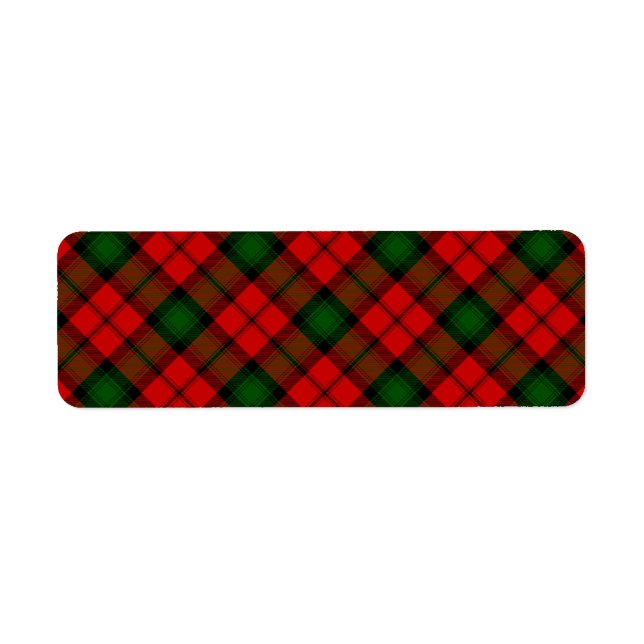 Kerr tartan red green plaid (Front)