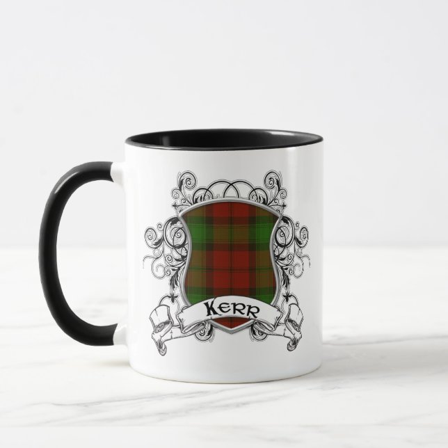 Kerr Tartan Shield Mug (Left)