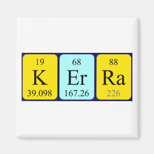 Kerra periodic table name magnet