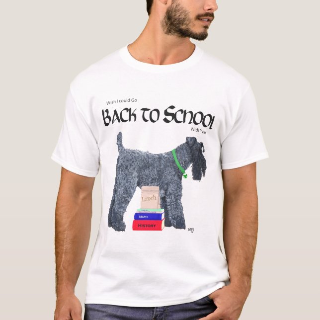 Kerry Blue Terrier Back to School T-Shirt (Front)