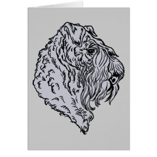 Kerry Blue Terrier Bust