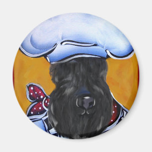 Kerry Blue Terrier Chef Magnet
