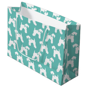 Kerry Blue Terrier Dog Puppy Large Gift Bag