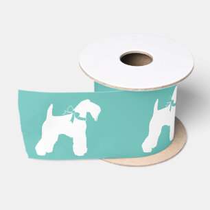 Kerry Blue Terrier Dog Puppy Satin Ribbon