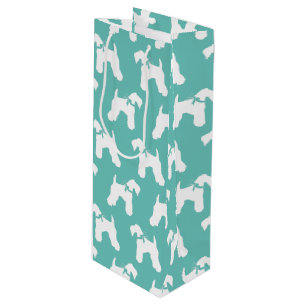 Kerry Blue Terrier Dog Puppy Wine Gift Bag
