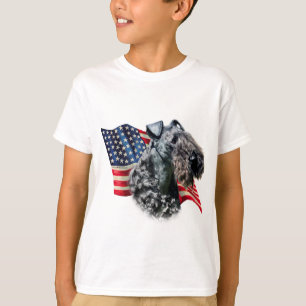 Kerry Blue Terrier Flag T-Shirt