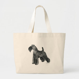 Kerry Blue Terrier Large Tote Bag