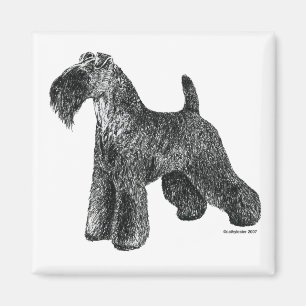 Kerry Blue Terrier Magnet