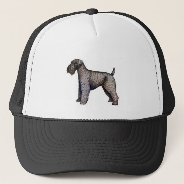 Kerry Blue Terrier Trucker Hat (Front)
