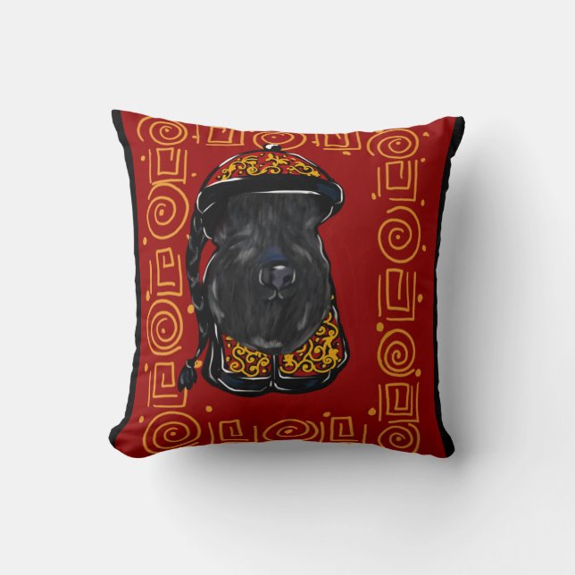 Kerry Blue Terrier - Year of the Dog Cushion (Front)