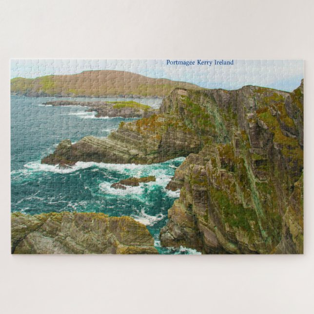 Kerry Cliffs Portmagee Kerry Ireland. Jigsaw Puzzl Puzzle (Horizontal)