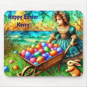 KERRY ~ Girl with barrow of eggs ~ Mouse Pad