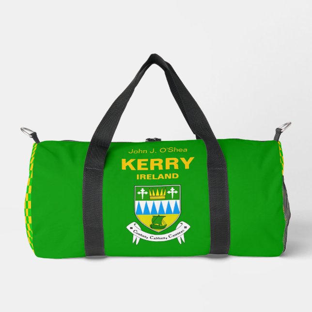 Kerry Ireland - Irish Personalized Duffle Bag (Front)